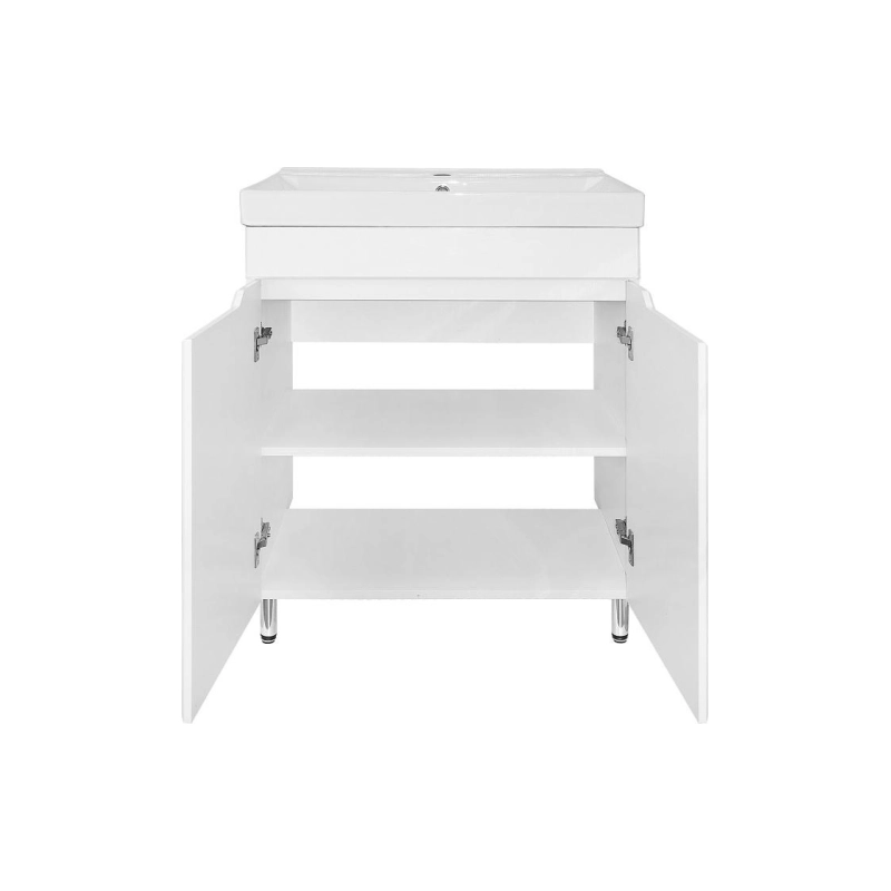 Тумба Loranto Палермо 70Н 71х46,5х88 см, напольная, с раковиной Tempo 70, белый, CS00094405