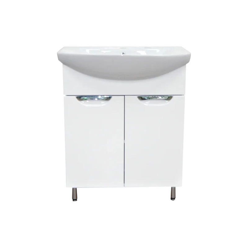 Тумба Стиль 70 71,5х45х85 см, напольная, с раковиной Балтика 70, белый, CS00067858