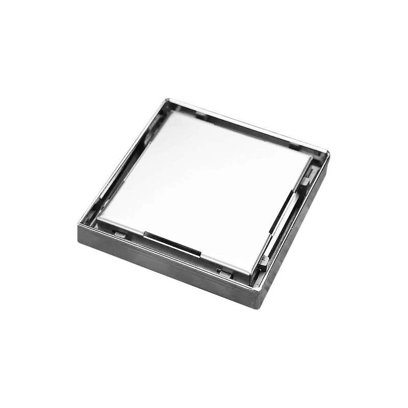 Душевой трап Loranto LIBRA 100x100 мм, прямой вып.D50, реш.н/сталь, сухой.затв., 30650A050K101