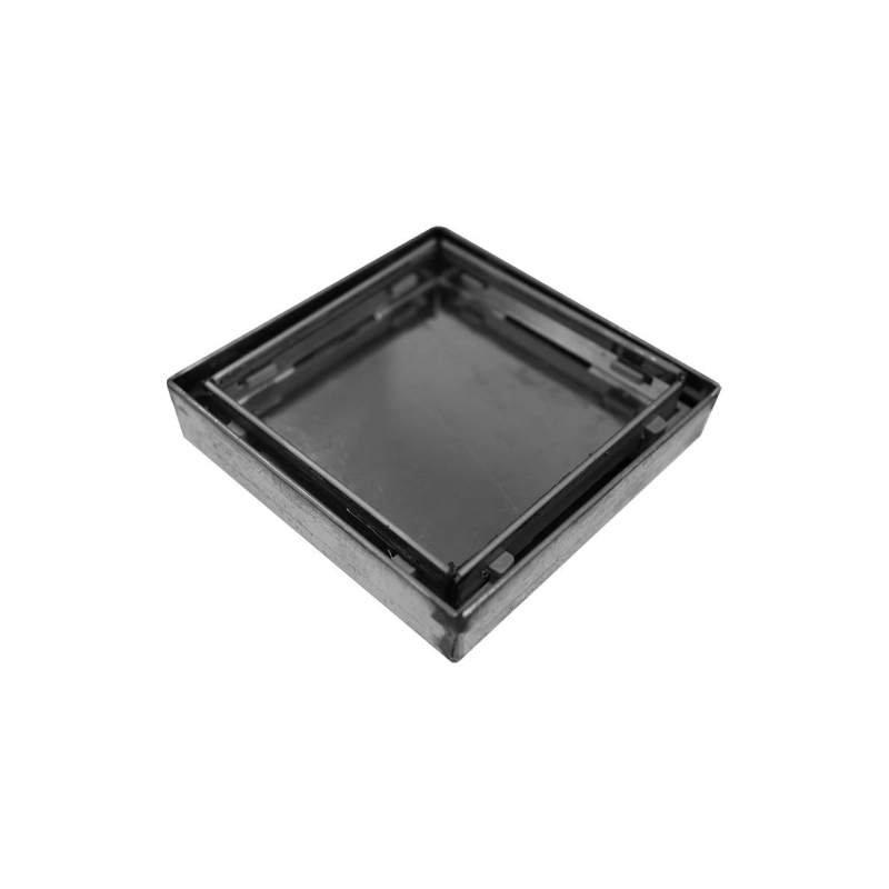 Душевой трап Loranto LIBRA 100x100 мм, прямой вып.D50, реш.н/сталь, сухой.затв., 30650A050K101