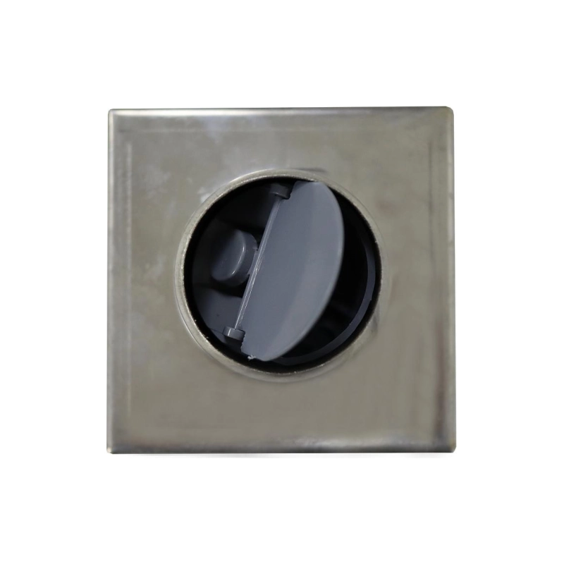 Душевой трап Loranto LIBRA 100x100 мм, прямой вып.D50, реш.н/сталь, сухой.затв., 30650A050K101