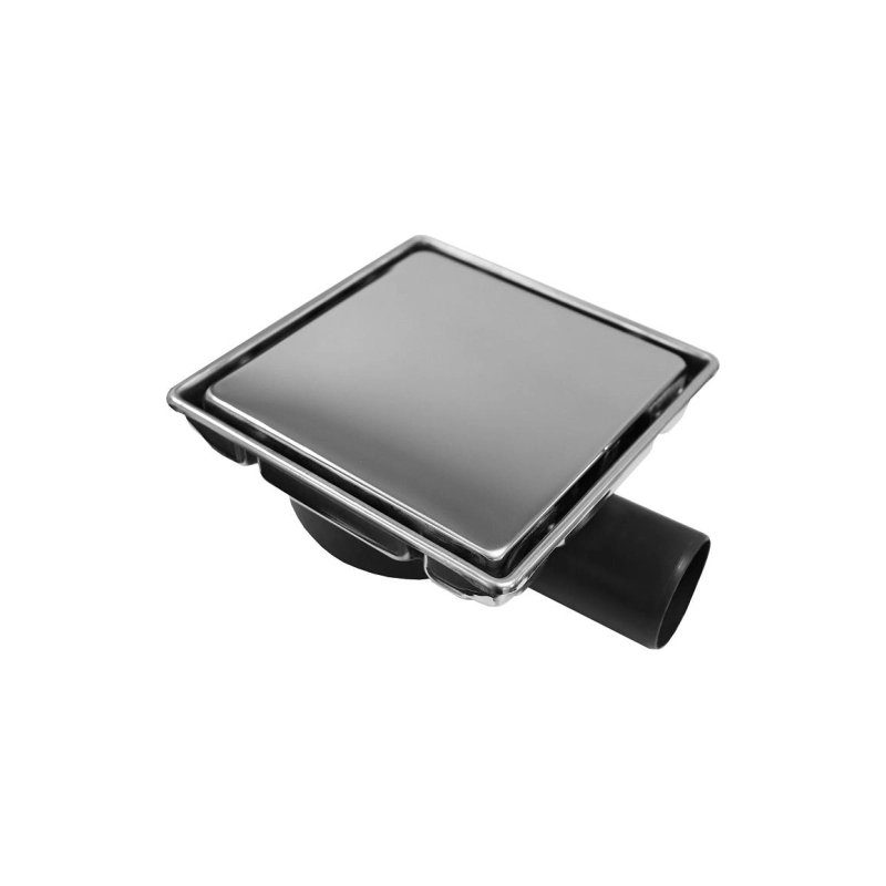 Душевой трап Loranto LIBRA 150x150 мм, боковой вып.D50, реш.н/сталь, сухой.затв., 30650Y050K0151