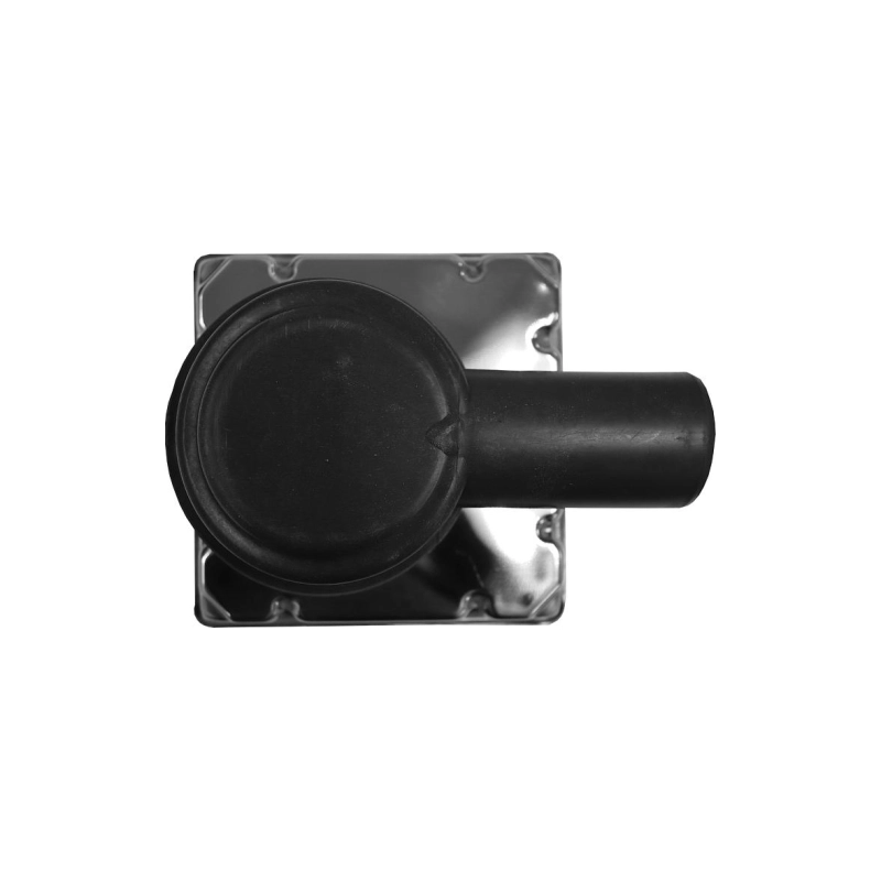 Душевой трап Loranto LIBRA 150x150 мм, боковой вып.D50, реш.н/сталь, сухой.затв., 30650Y050K0151