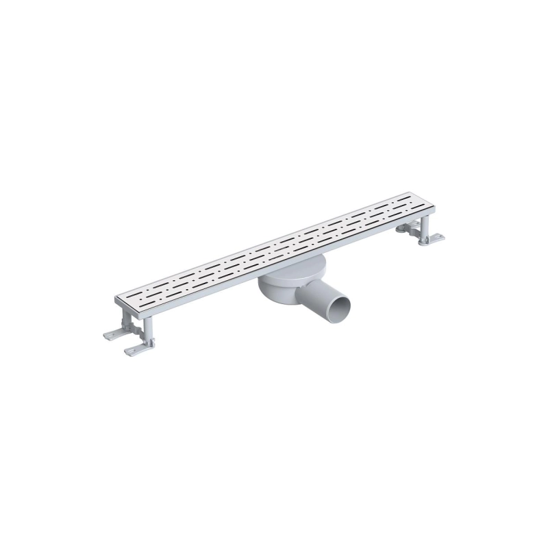 Душевой лоток Loranto STYLE LINE 600 мм, боковой вып.D50, реш.н/сталь, мокрый затв., 40810Y050K0601