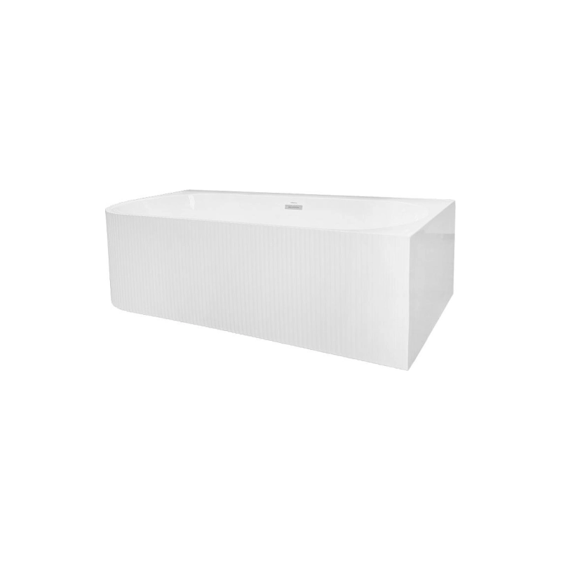 Ванна акрил. LAGO BLANCO 170х75х58 см пристенная, правая, (сиф.+мет. рамка), AZ67241CR