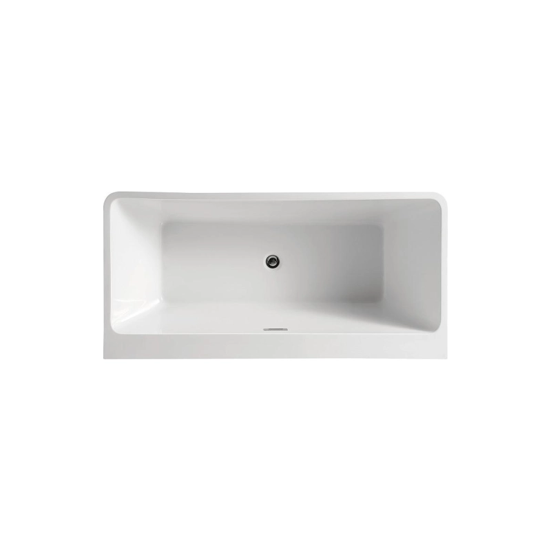 Ванна акрил. OXFORD 170х83х65 см пристенная (сиф.+мет. рамка), OXF17083