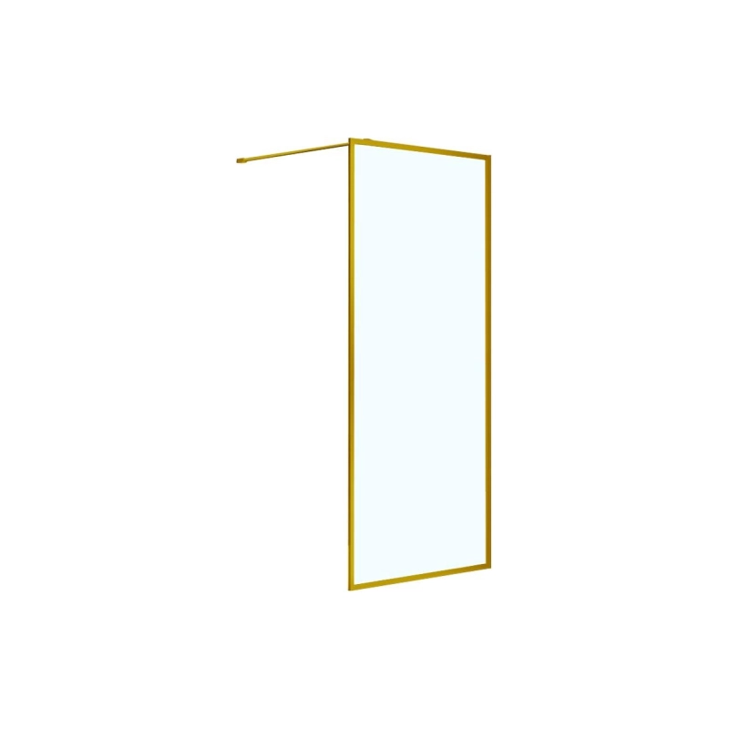 Душевая перегородка RICHMOND Walk-in 90х200 см, золото, AZNAG6310900Gold