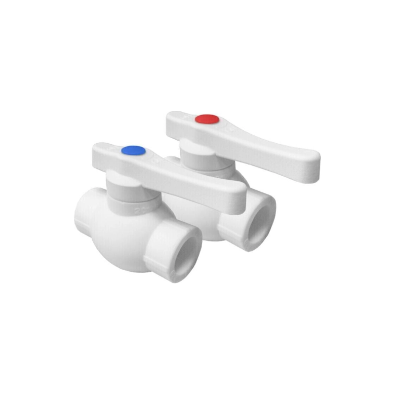 VALFEX Кран шаровой 25 БЕЛЫЙ (40/10) (Мет шар)