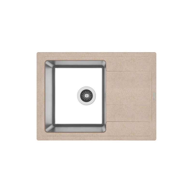 Кухонная мойка FLORENTINA Комби 650 650x480x230мм глубина чаши 200мм, песочный, 21.390.B0650.107