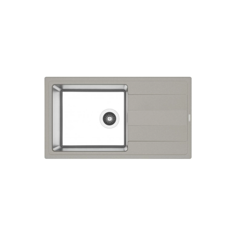 Кухонная мойка FLORENTINA Комби 860 860х480х230мм глубина чаши 200мм, грей, 21.400.D0860.305
