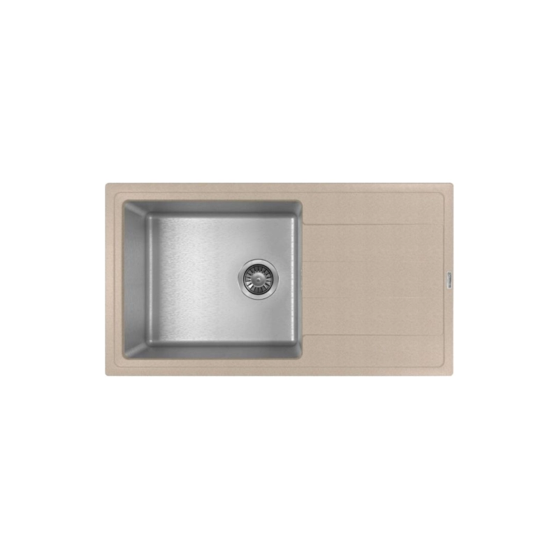 Кухонная мойка FLORENTINA Комби 860 860х480х230мм глубина чаши 200мм, песочный, 21.400.D0860.107