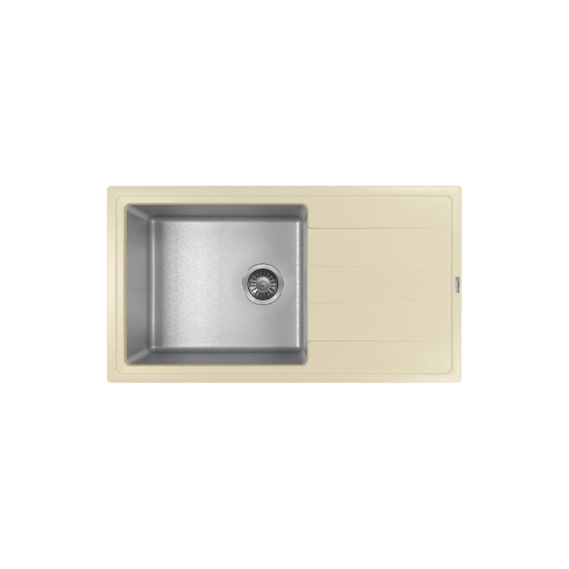 Кухонная мойка FLORENTINA Комби 860 860х480х230мм глубина чаши 200мм, шампань, 21.400.D0860.202