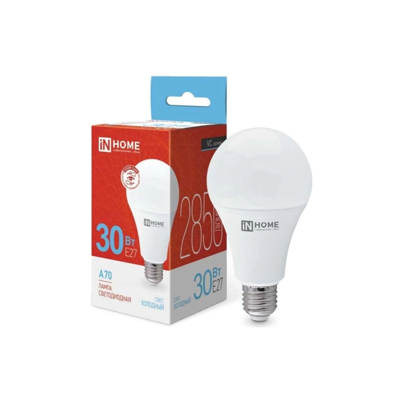 Лампа светодиодн. LED-А70, 30 Вт 230В Е27, 6500К