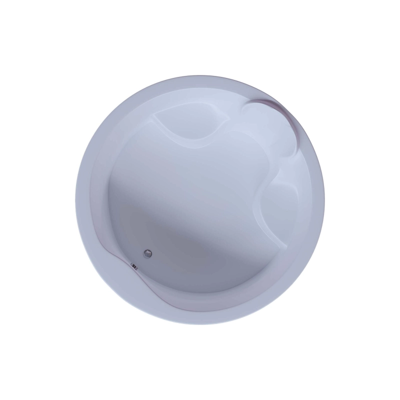 Ванна акрил. Aquatek Аура 180x180 см круглая, каркас+экран, AUR180-0000033