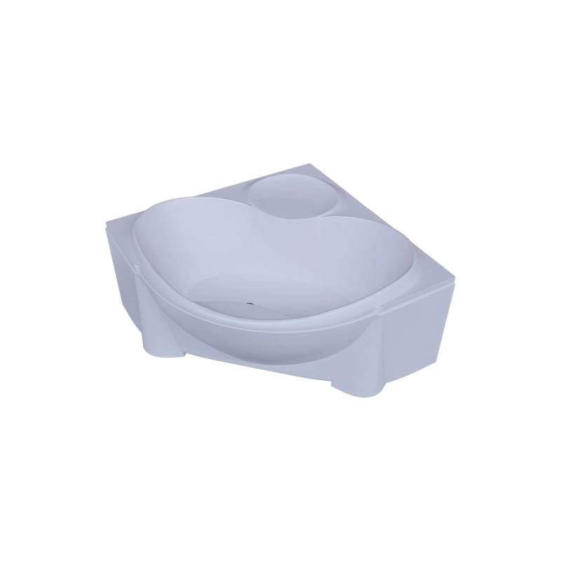 Ванна акрил. Aquatek Эпсилон 150x150 см, каркас+экран, угловая, EPS150-0000066