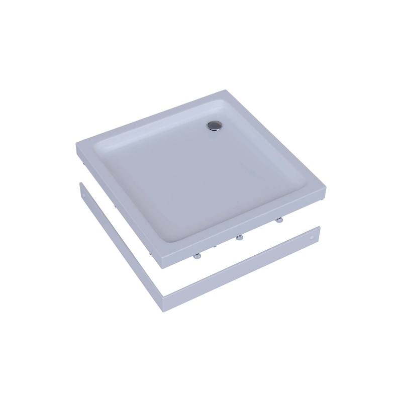 Душевой поддон акрил. Aquatek 90х90х15 см, квадратный, ножки, съемная панель, б/сифона, DPA-0000005