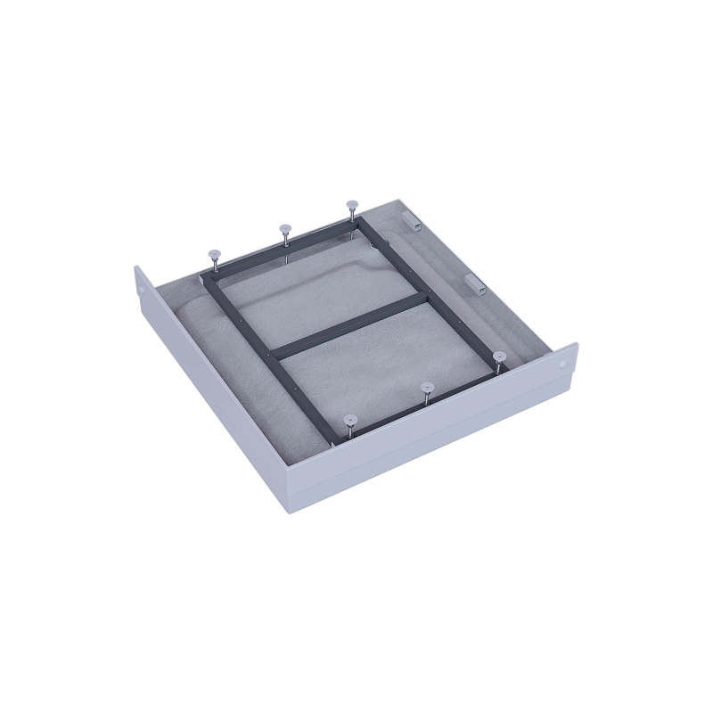 Душевой поддон акрил. Aquatek 100х100х15см, квадратный, ножки, съемная панель, б/сифона, DPA-0000003