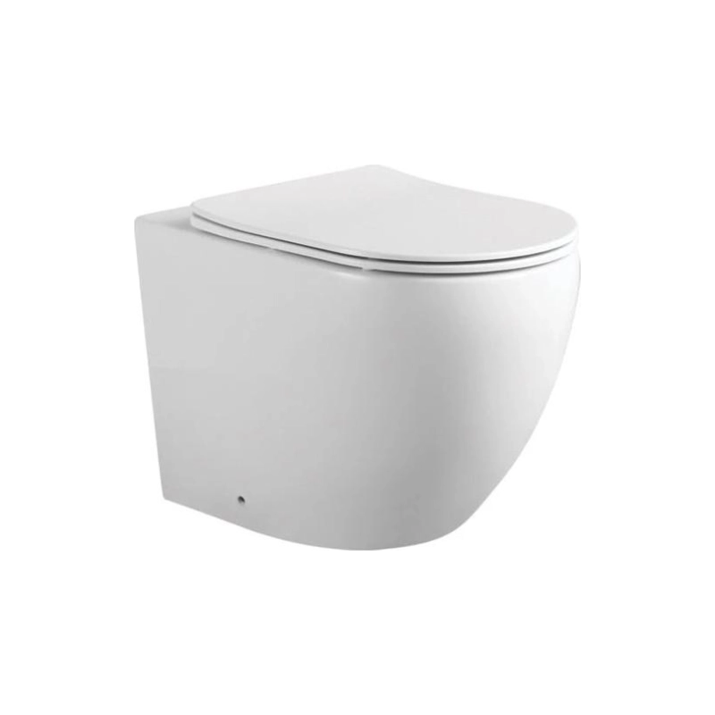 Унитаз приставной Aquatek Европа, безободковый с сид. микролифт, AQ1902-00