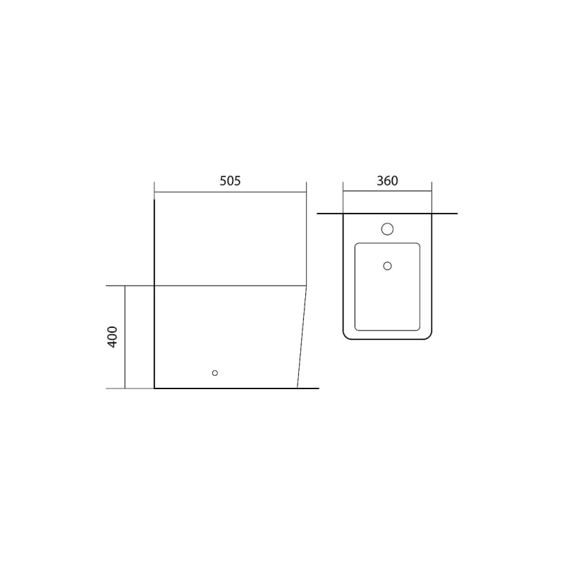 Биде напольное Либра New, 540х365х410, AQ1266N-00