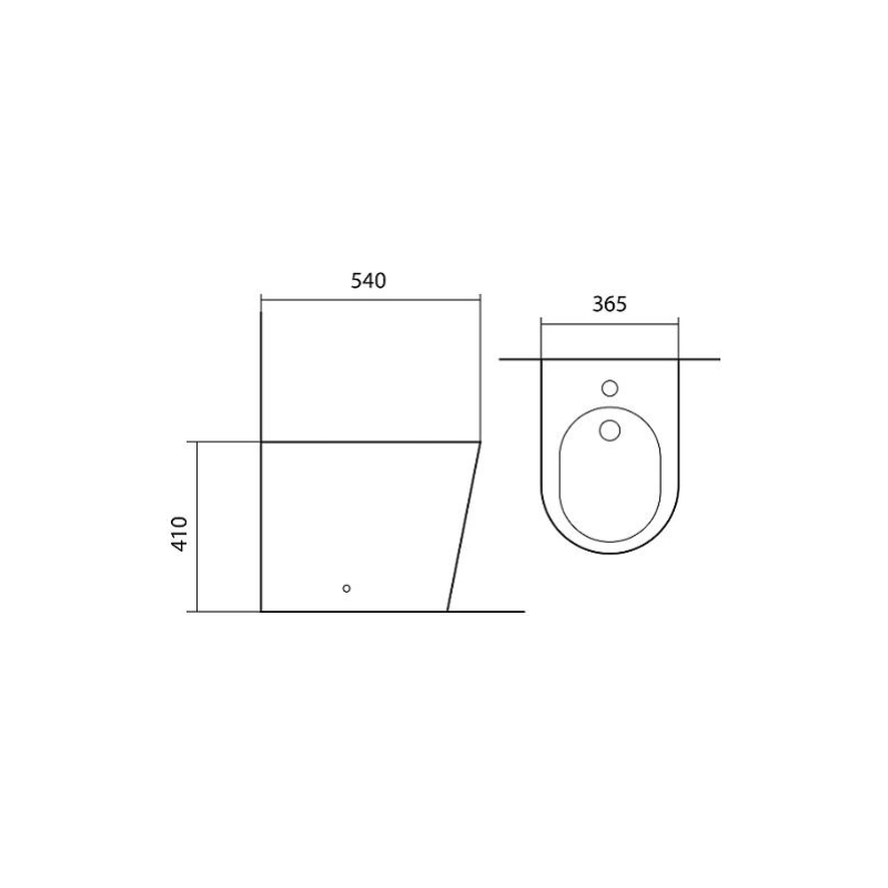 Биде напольное Вега, 540x365x410, AQ1058-00