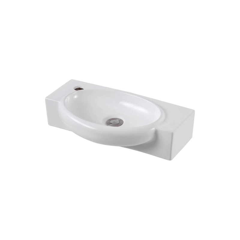 Раковина Aquatek 51 510х275х130 подвесная, левосторонняя, белая, AQ5329-00