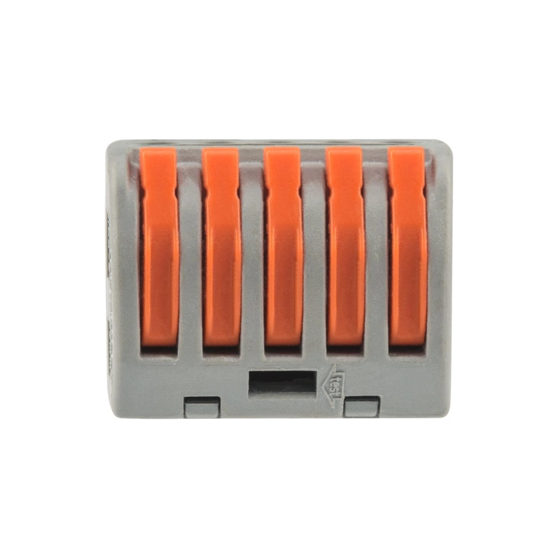 REXANT Клемма универс. 0,08-2,5/4 мм, 5-проводная, серая