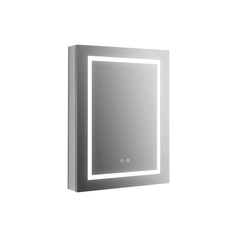 Зеркальный шкаф Aquatek 60 600х800х133, сенс. выкл., светодиод. подсветка, универсальная, AQ7604-MLC