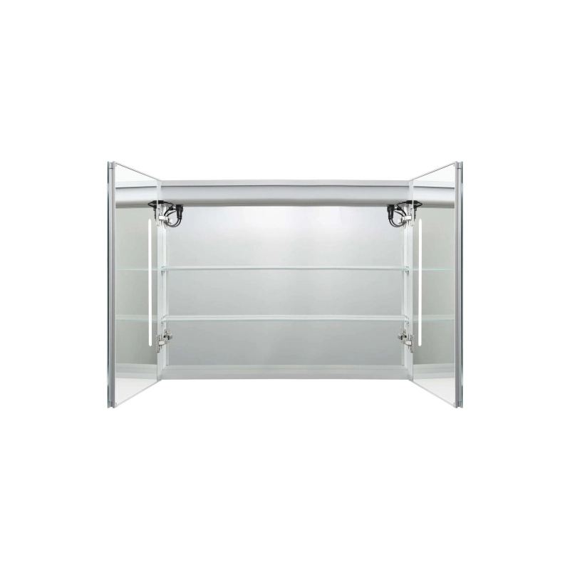 Зеркальный шкаф Aquatek 90 900х700х133, сенс. выкл., светодиод. подсветка, универсальная, AQ7904-MLC