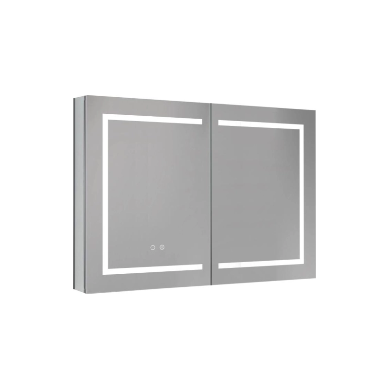 Зеркальный шкаф Aquatek 100 1000х700х133, сенс.выкл., светодиод.подсветка, универсальная, AQ7104-MLC