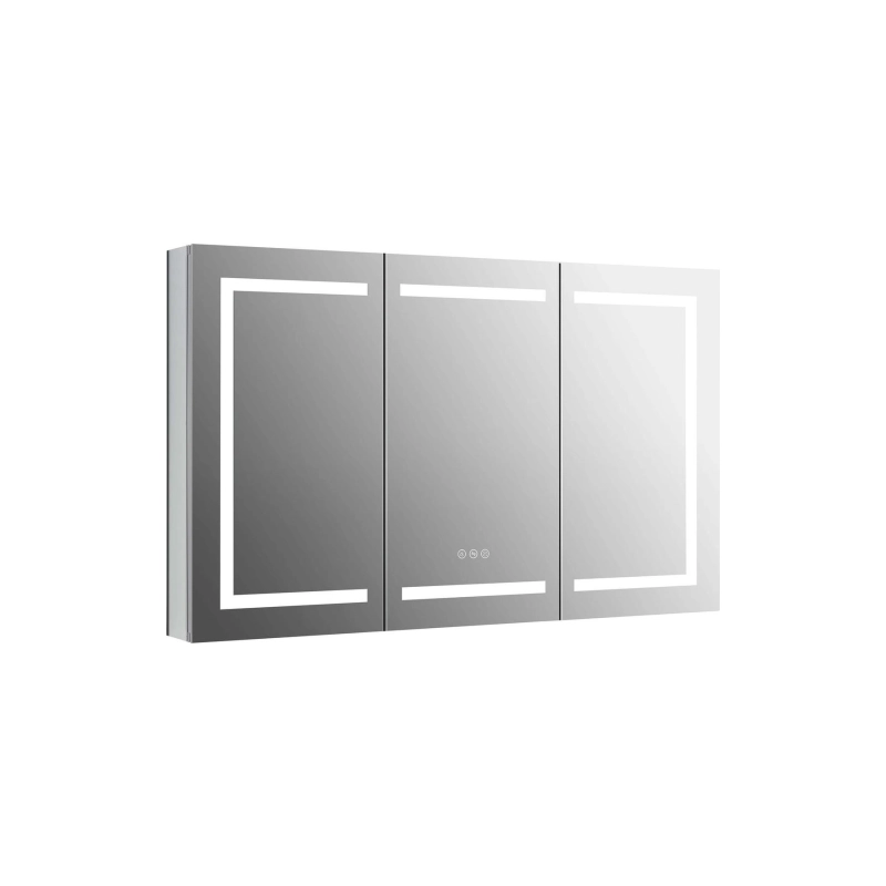 Зеркальный шкаф Aquatek 120 1200х700х133, сенс.выкл., светодиод.подсветка, универсальная, AQ7124-MLC