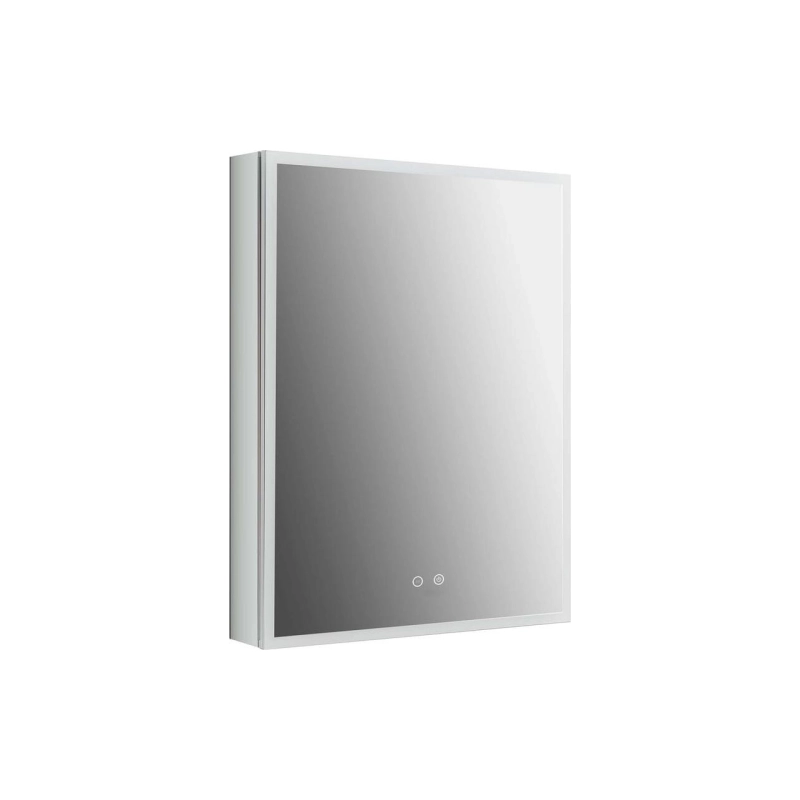 Зеркальный шкаф Aquatek 60 600х800х133, сенс. выкл., светодиод.подсветка, универсальная, AQ7603B-MLC