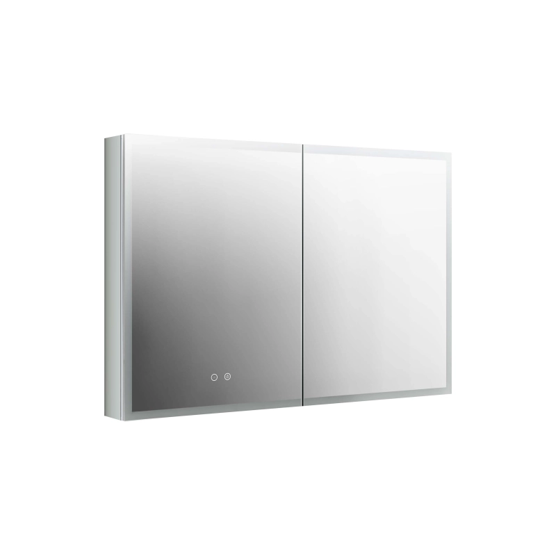 Зеркальный шкаф Aquatek 100 1000х700х133 сенс.выкл., светодиод.подсветка, универсальная, AQ7103B-MLC