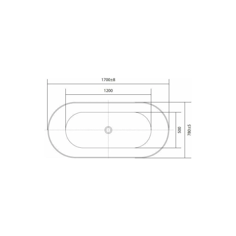Ванна акрил. Aquatek Афина 170х78х60 см свободностоящая (сифон+ножки), AQ-44778
