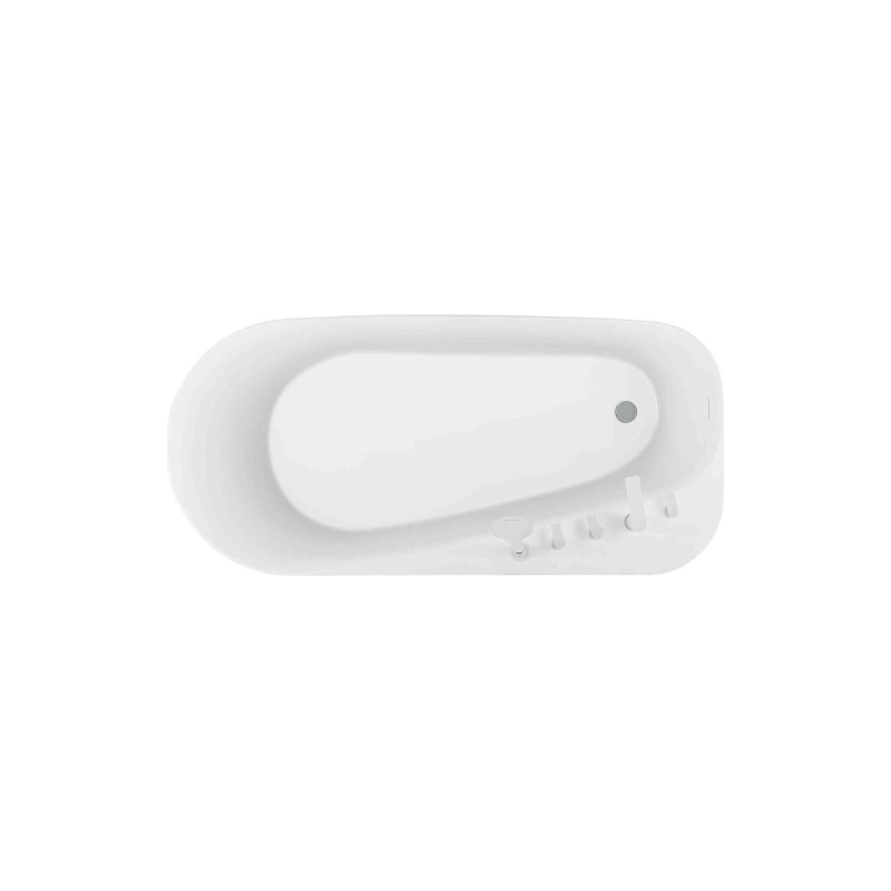 Ванна акрил. Aquatek Прима 170х80х58 см свободностоящая (сифон+ножки), AQ-1115780