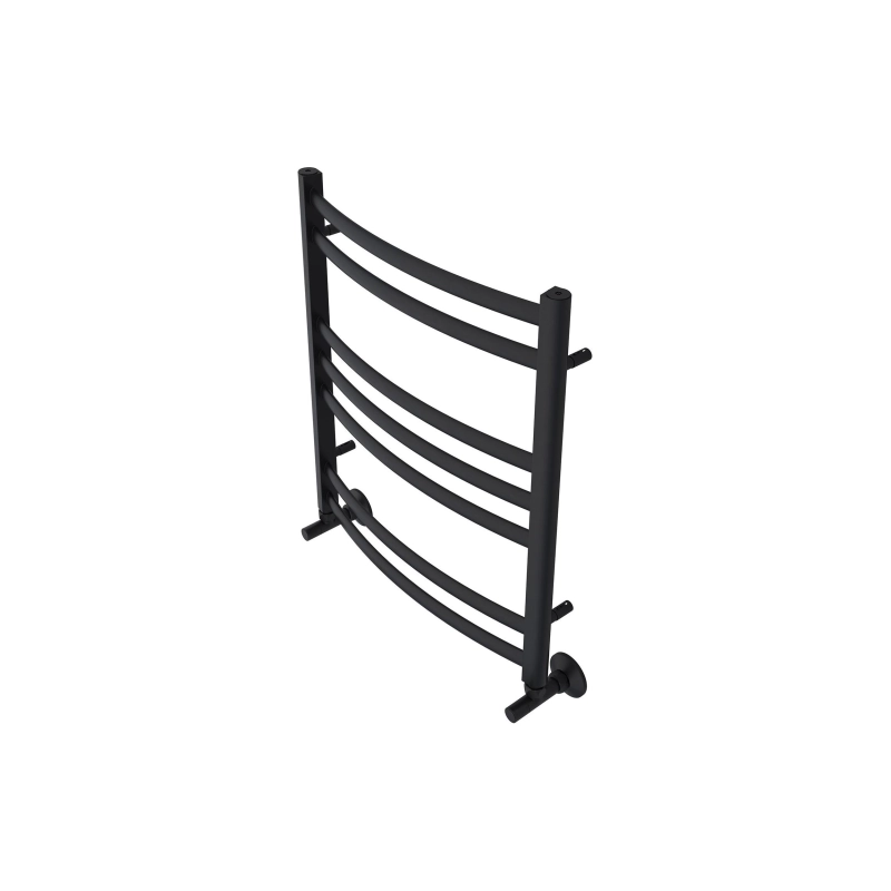 Полотенцесушитель водяной Aquatek Лугано 500х600, 7 секций, черный муар, AQ DOC0760BL