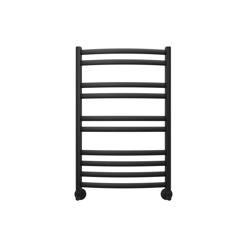 Полотенцесушитель водяной Aquatek Лугано 500х800, 10 секций, черный муар, AQ DOC1080BL