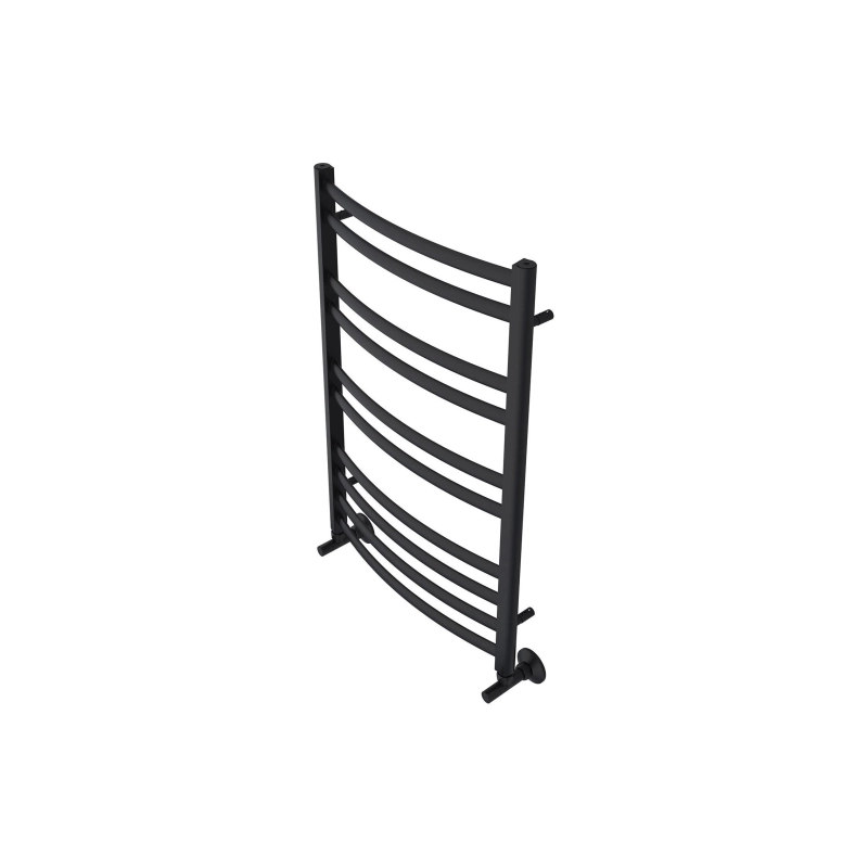 Полотенцесушитель водяной Aquatek Лугано 500х800, 10 секций, черный муар, AQ DOC1080BL