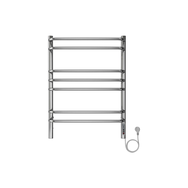 Полотенцесушитель эл. Пандора 500х700, 7 секций, хром, AQ EL RPC0770CH