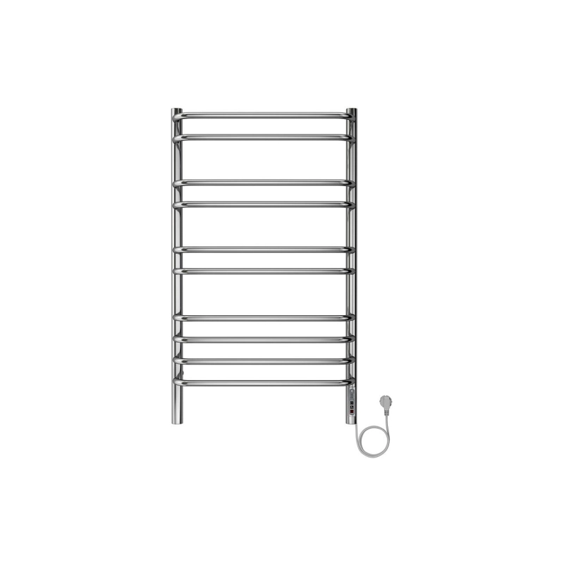 Полотенцесушитель эл. Пандора 500х900, 10 секций, хром, AQ EL RPC1090CH