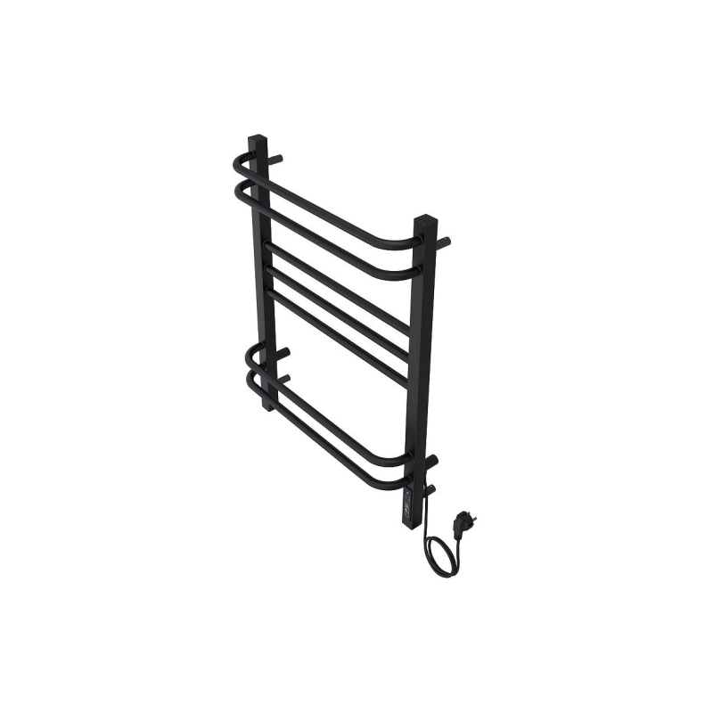 Полотенцесушитель эл. Бетта 500х700, 7 секций, черный муар, AQ EL KRC0770BL