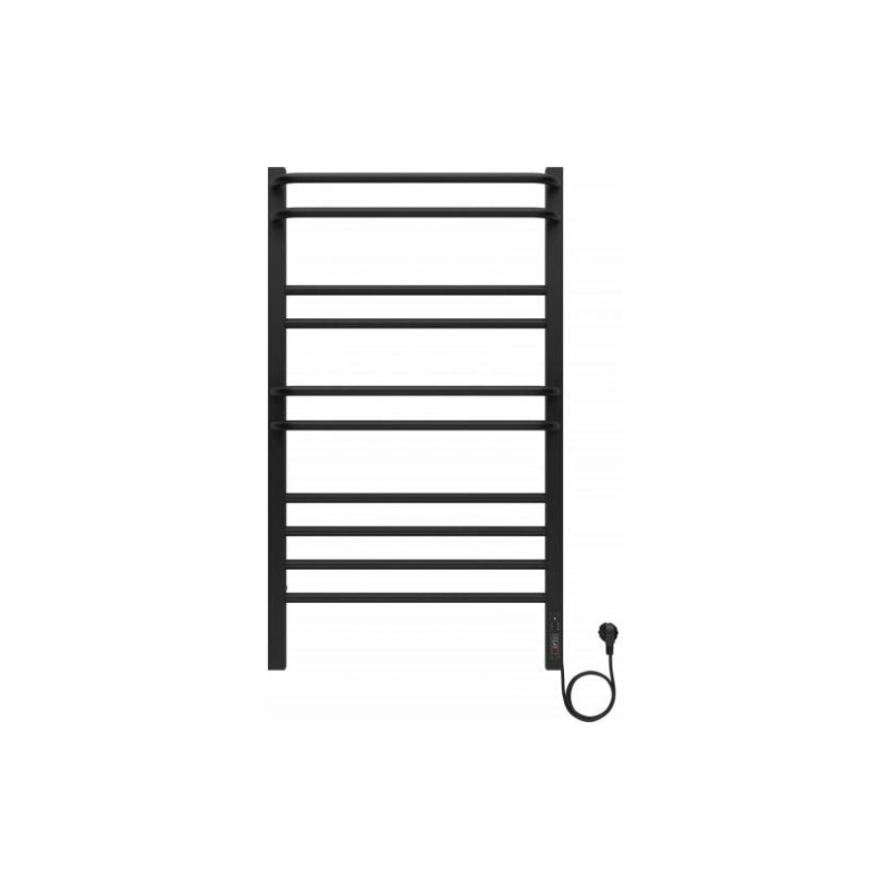 Полотенцесушитель эл. Бетта 500х900, 10 секций, черный муар, AQ EL KRC1090BL