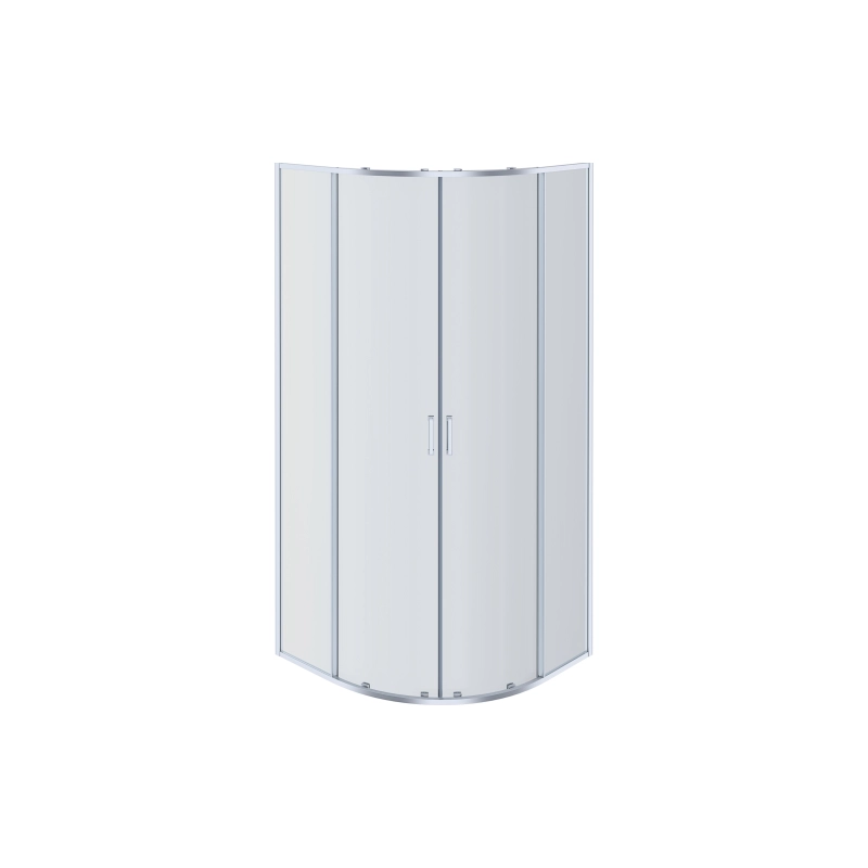 Душевое ограждение Aquatek Ария 80x80x200 см, 1/4 круга, б/поддона, хром, AQ ARI RO 08020CH