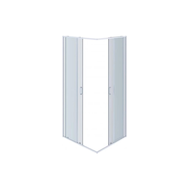 Душевое ограждение Aquatek Ария 80x80x200 см, квадратный, б/поддона, хром, AQ ARI KV 08020CH