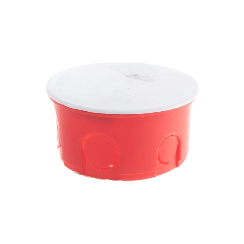 Коробка распаяч.ЭРА д/твердых стен KRT 80*40 IP20 крышка