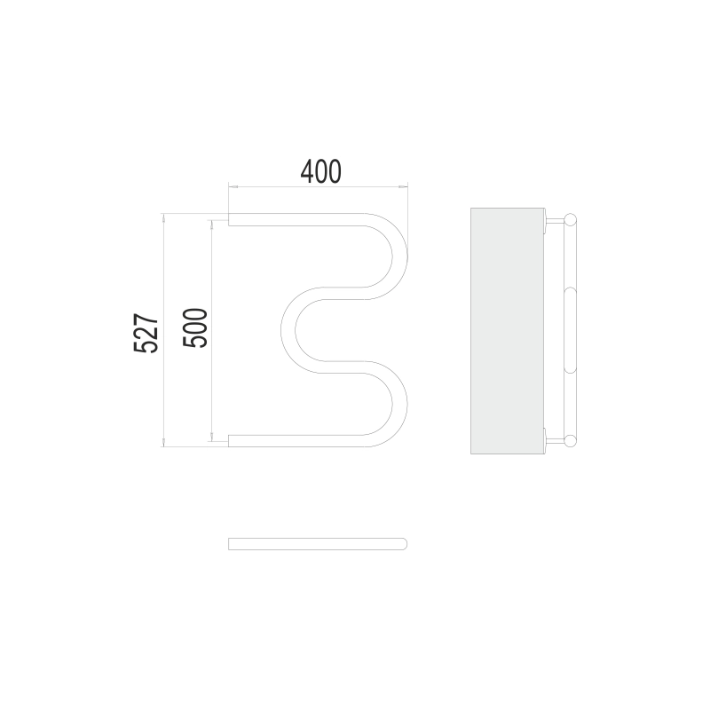 Полотенцесушитель водяной TERMINUS М-обр. 26,9 3/4