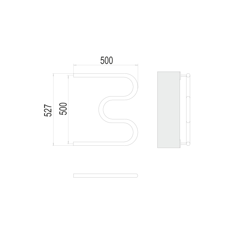 Полотенцесушитель водяной TERMINUS М-обр. 26,9 3/4