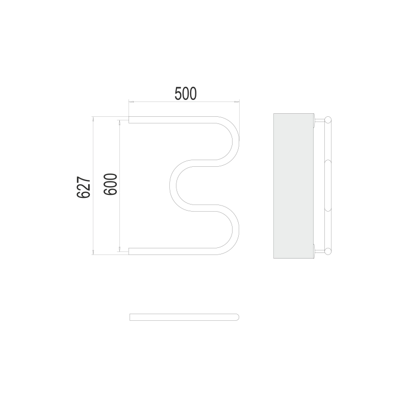 Полотенцесушитель водяной TERMINUS М-обр. 26,9 3/4