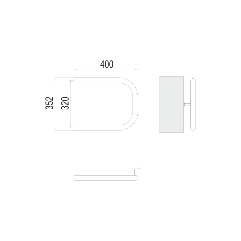 Полотенцесушитель водяной TERMINUS П-обр. 1