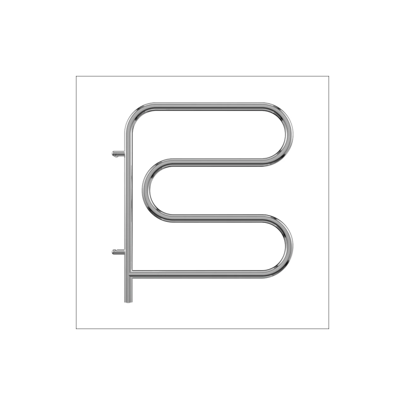 Полотенцесушитель эл. TERMINUS F-обр. 500х500 поворотный, хром, 4620768883880