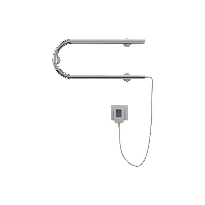 Полотенцесушитель эл. TERMINUS П-обр. 600х200, хром, 4620768883941